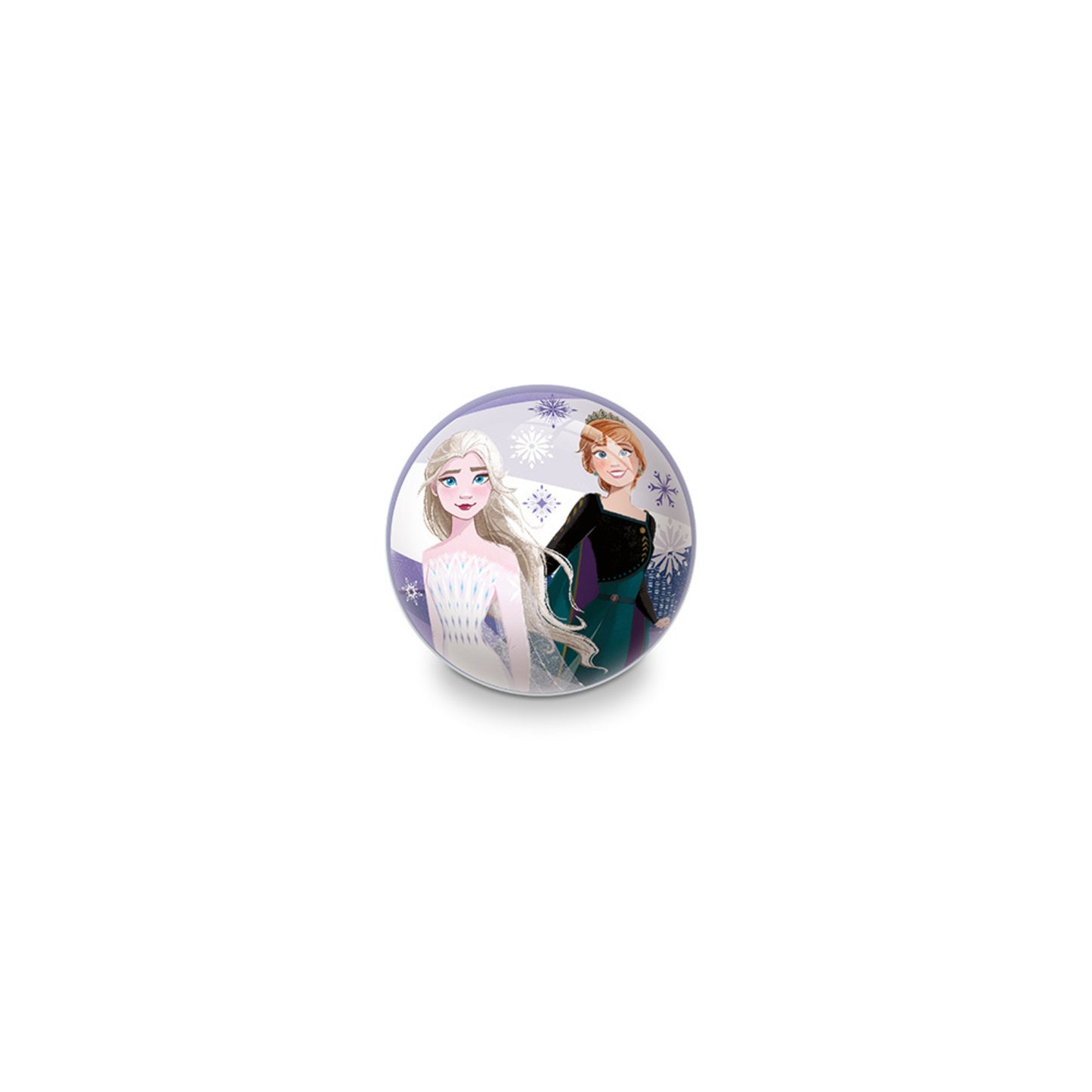 Mini pallone Frozen in gomma 14cm Elsa e Anna Disney