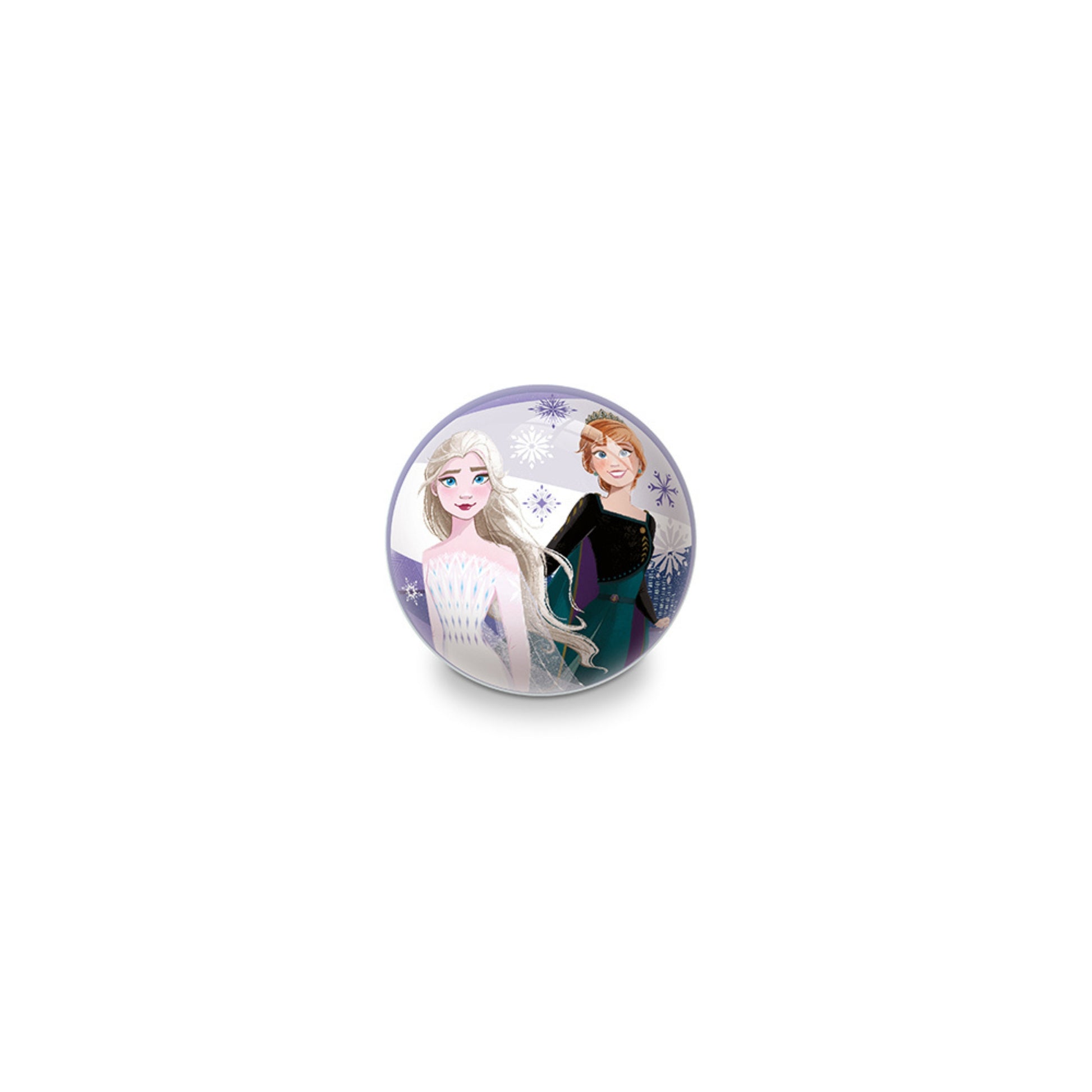 Mini pallone Frozen in gomma 14cm Elsa e Anna Disney