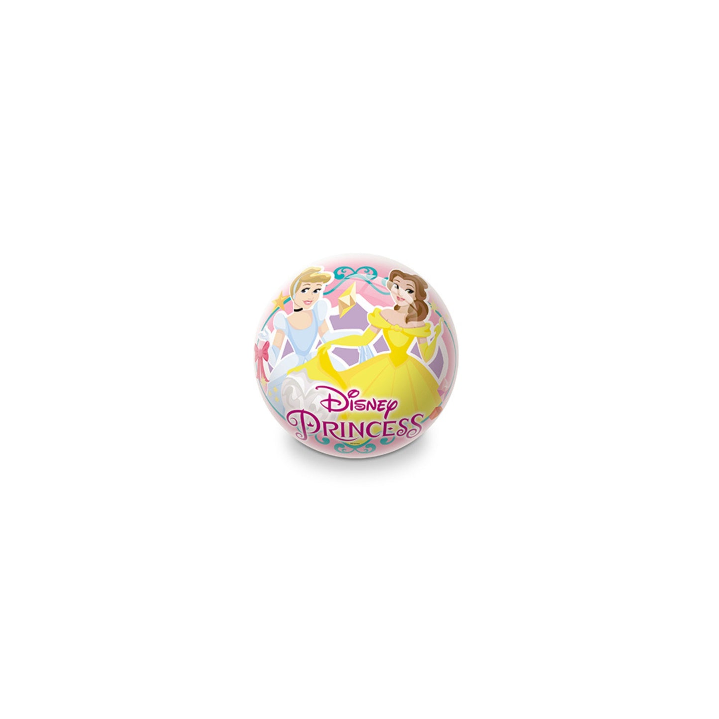Mini pallone Disney Princess in gomma 14cm Cinderella Belle