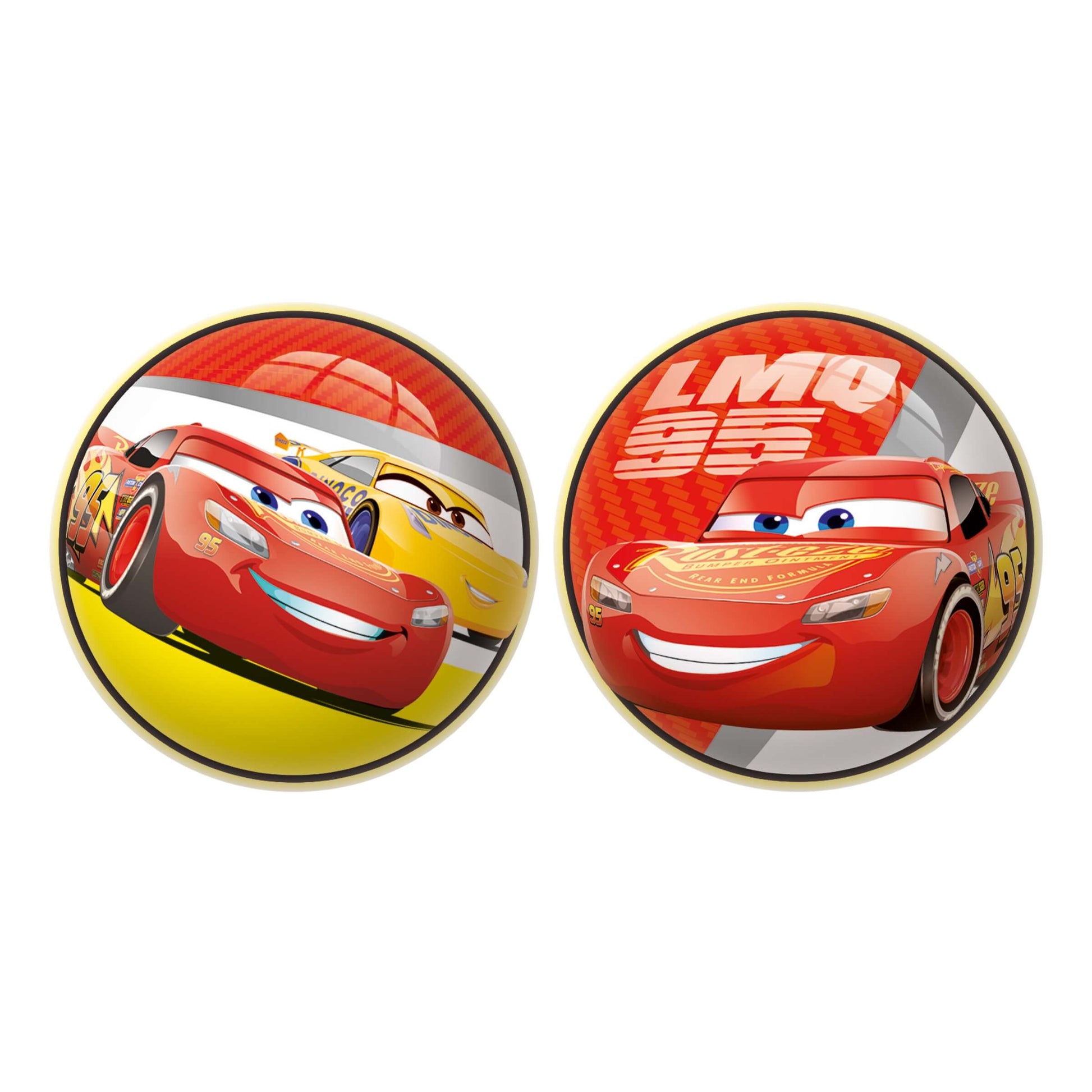 Mini pallone Cars Disney Pixar in gomma 14cm personaggi film
