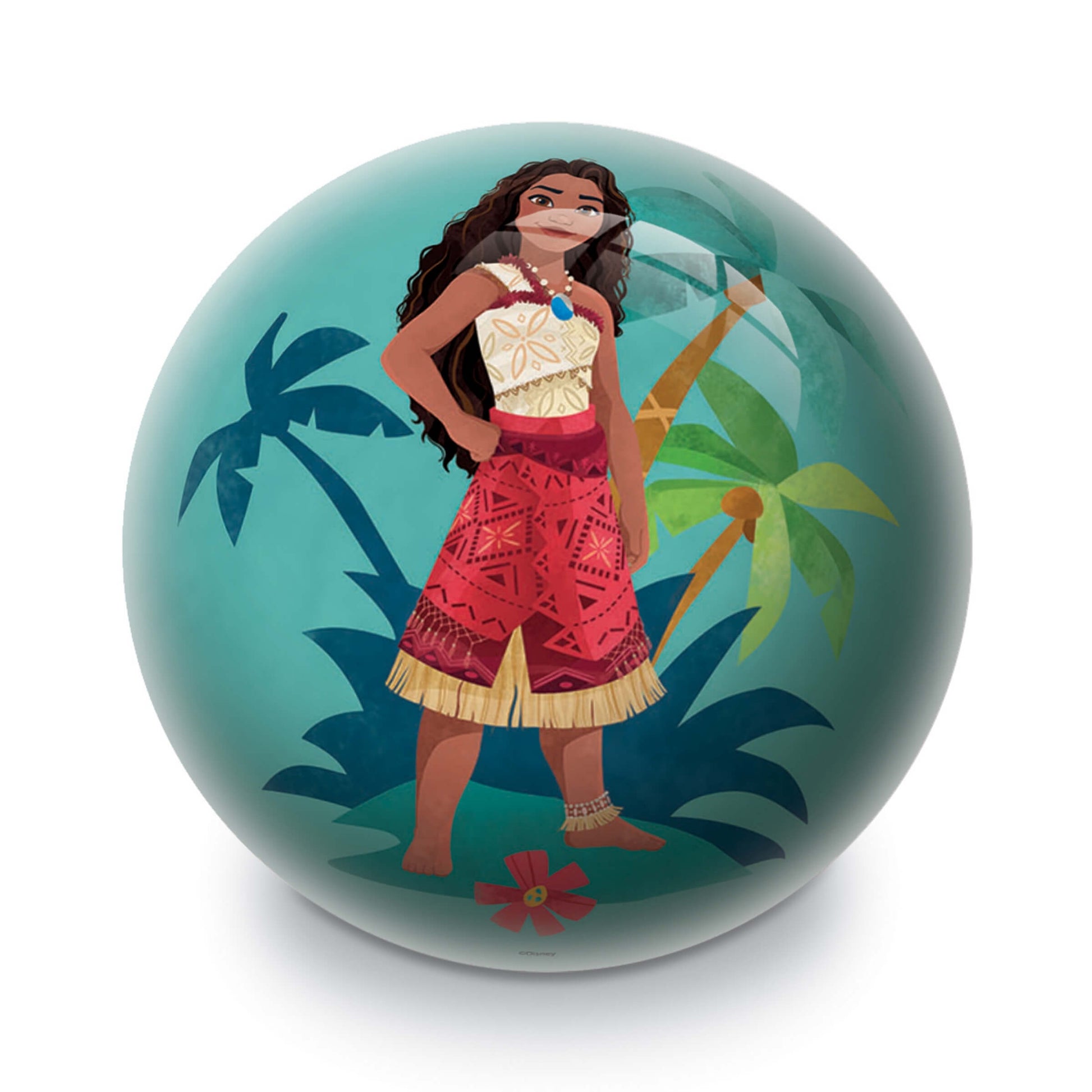 Mini pallone Vaiana dettaglio grafica personaggi avventura