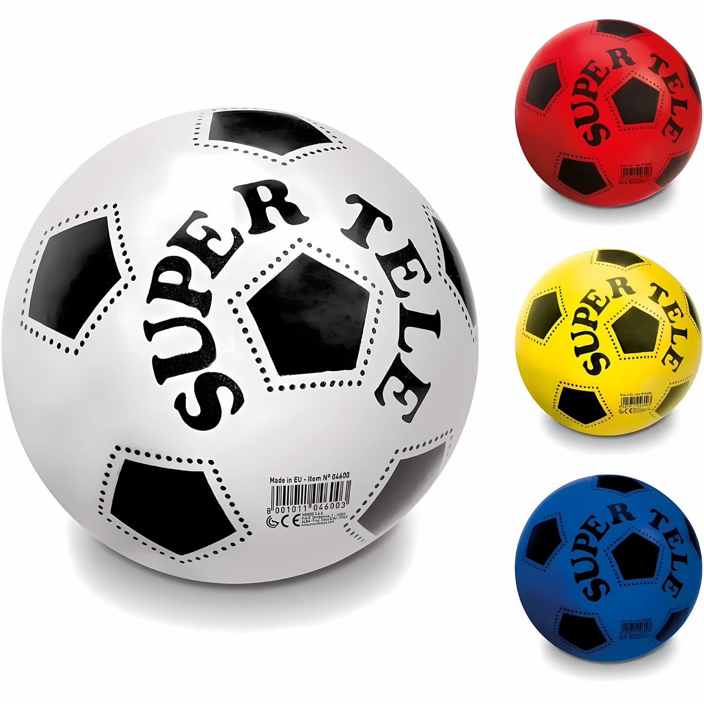 PALLONE SUPER TELE CLASSIC - pallone calcio PVC D.23 cm