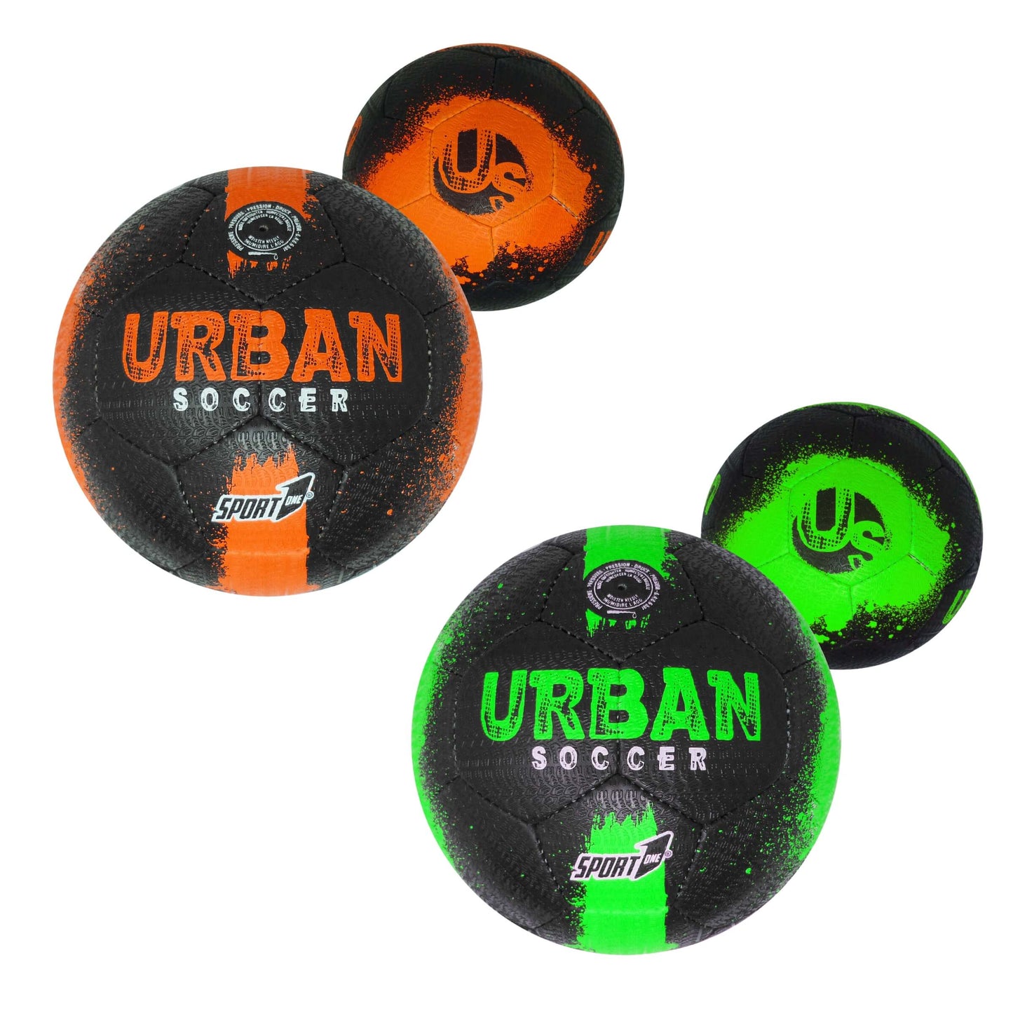 Pallone Urban Ball nylon gommato impermeabile diametro 23 cm
