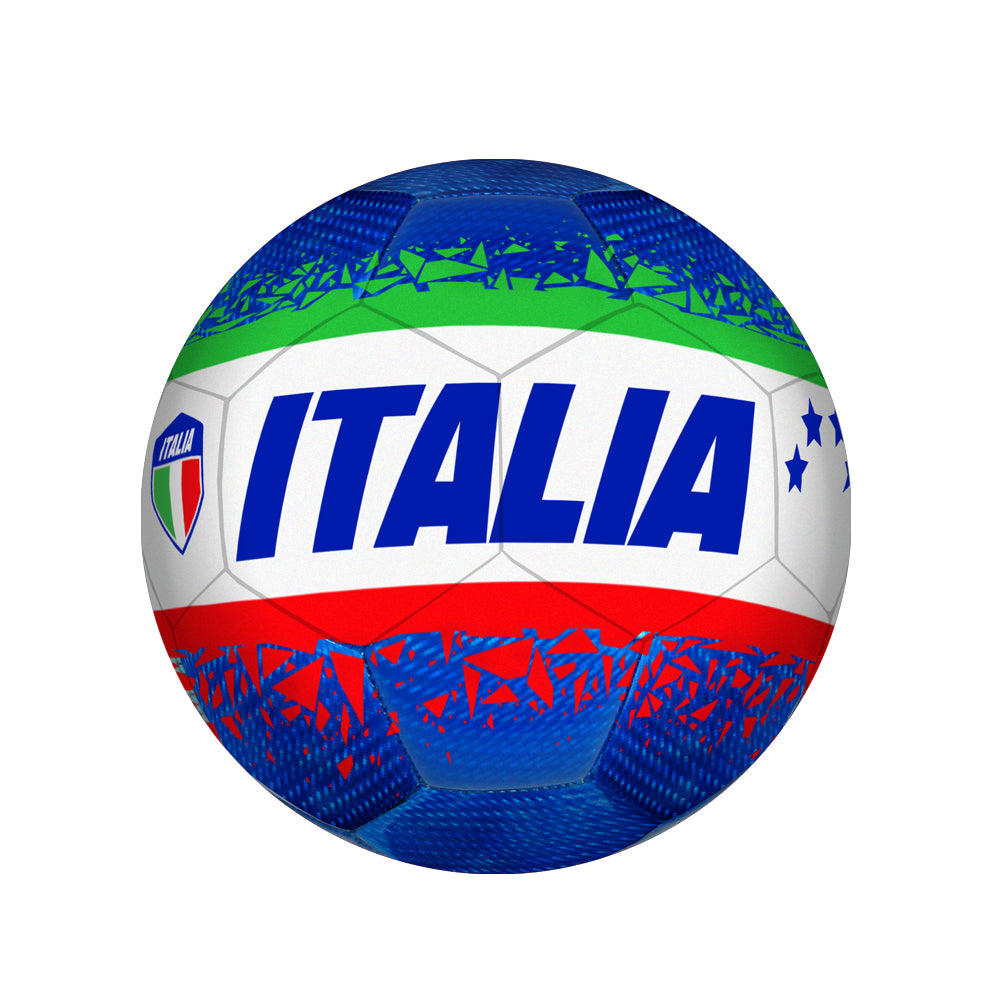 PALLONE CALCIO CARBON ITALIA IN CUIO SINTETICO CUCITO Ø 23 cm - TAGLIA 5