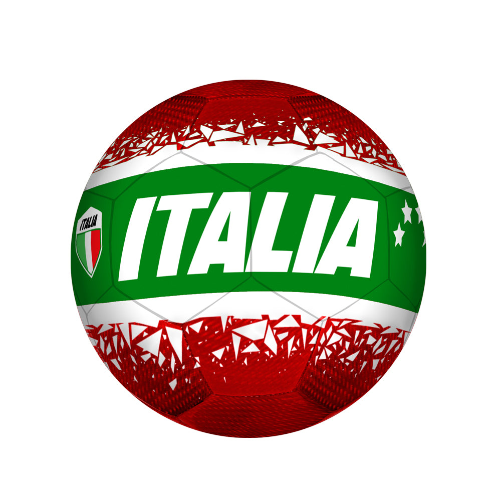 PALLONE CALCIO CARBON ITALIA IN CUIO SINTETICO CUCITO Ø 23 cm - TAGLIA 5