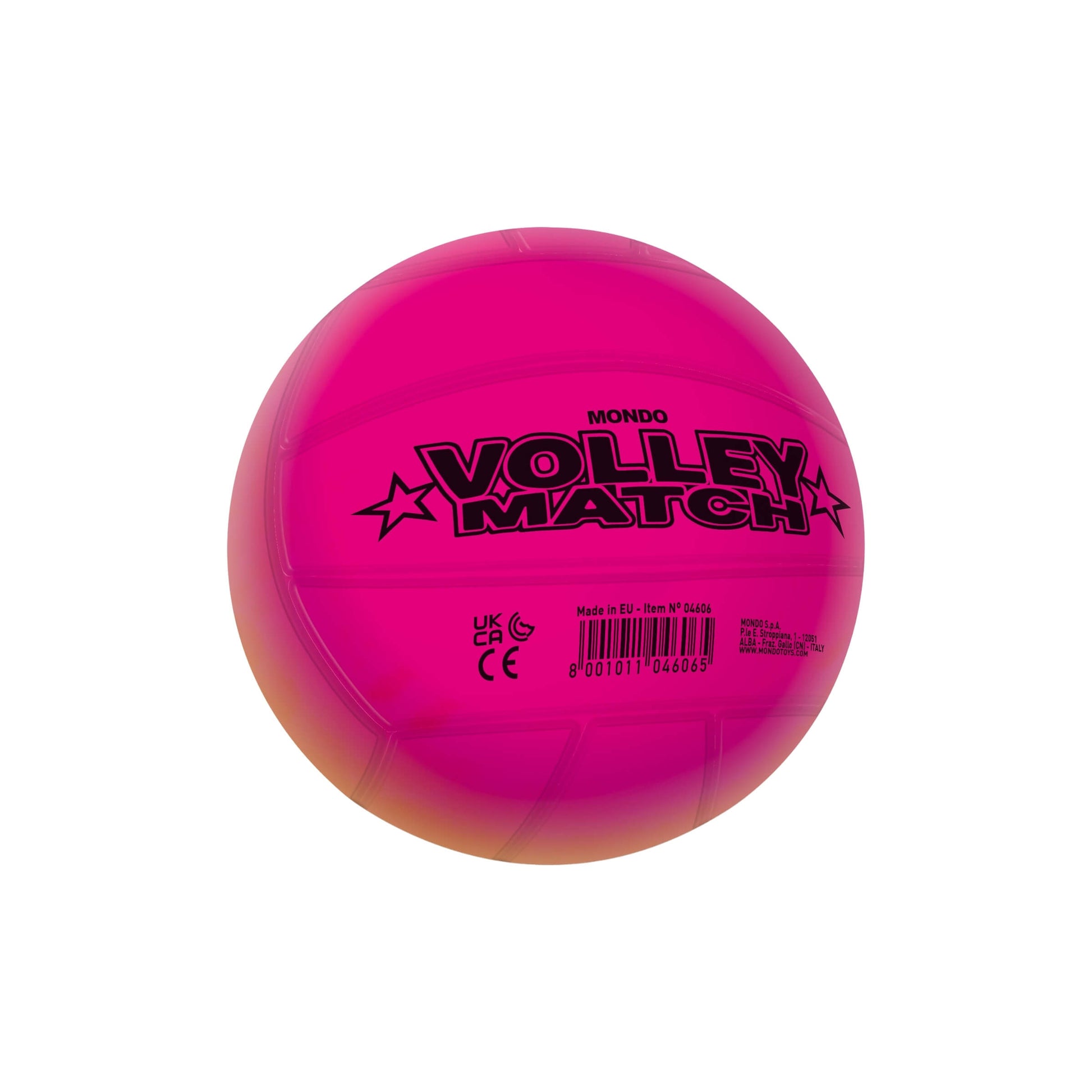 Pallone volley Match Rainbow PVC diametro 21,6 cm design multicolore