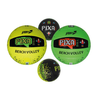 PALLONE VOLLEY PIXA BALL IN CUIO SINTETICO CUCITO D.23 cm - TAGLIA 5