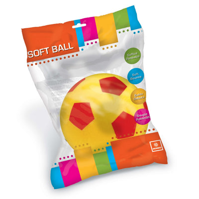 Pallone spugna piuma soft D20 vista laterale