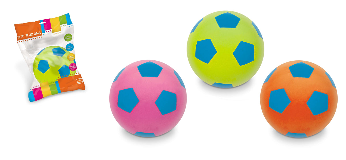 PALLONE SPUGNA PIUMA SOFT FLUO D.20 cm