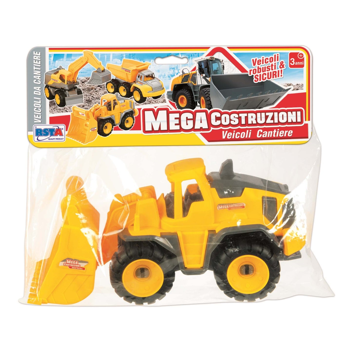 VEICOLI MEGA COSTRUZIONI PLASTICA IN BUSTA 25cm - 11499