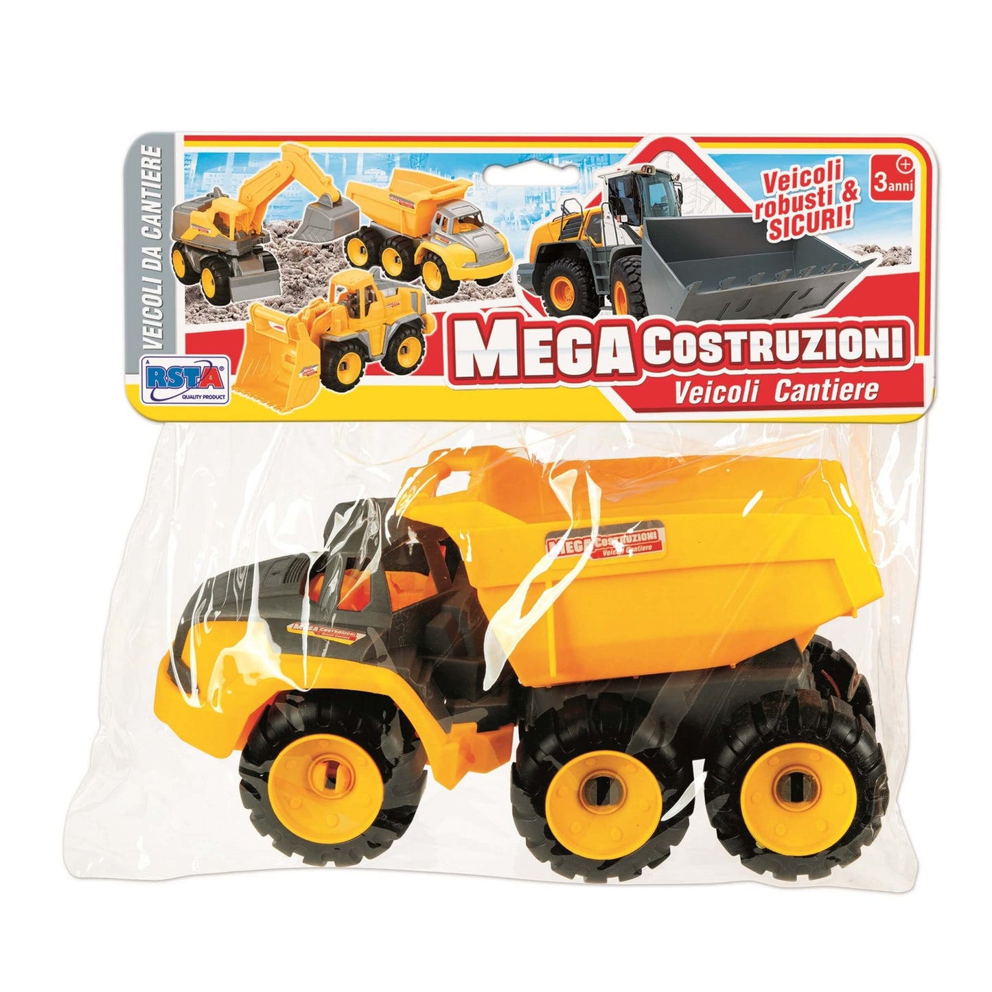 VEICOLI MEGA COSTRUZIONI PLASTICA IN BUSTA 25cm - 11499