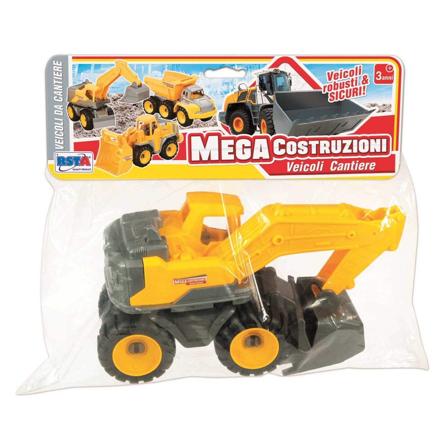VEICOLI MEGA COSTRUZIONI PLASTICA IN BUSTA 25cm - 11499