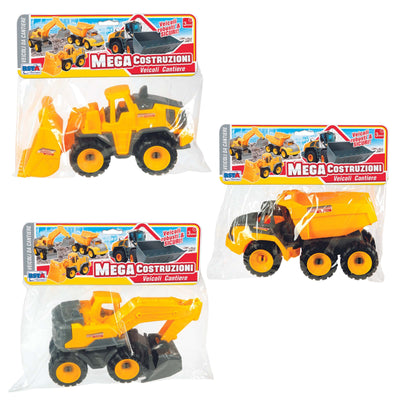 VEICOLI MEGA COSTRUZIONI PLASTICA IN BUSTA 25cm - 11499