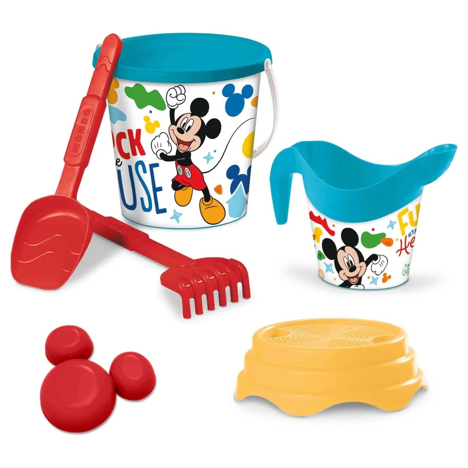 Set secchiello Mickey Mouse dettaglio accessori