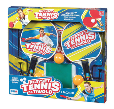 Playset Ping Pong tavolo 2 racchette 3 palline ganci rete G04195B