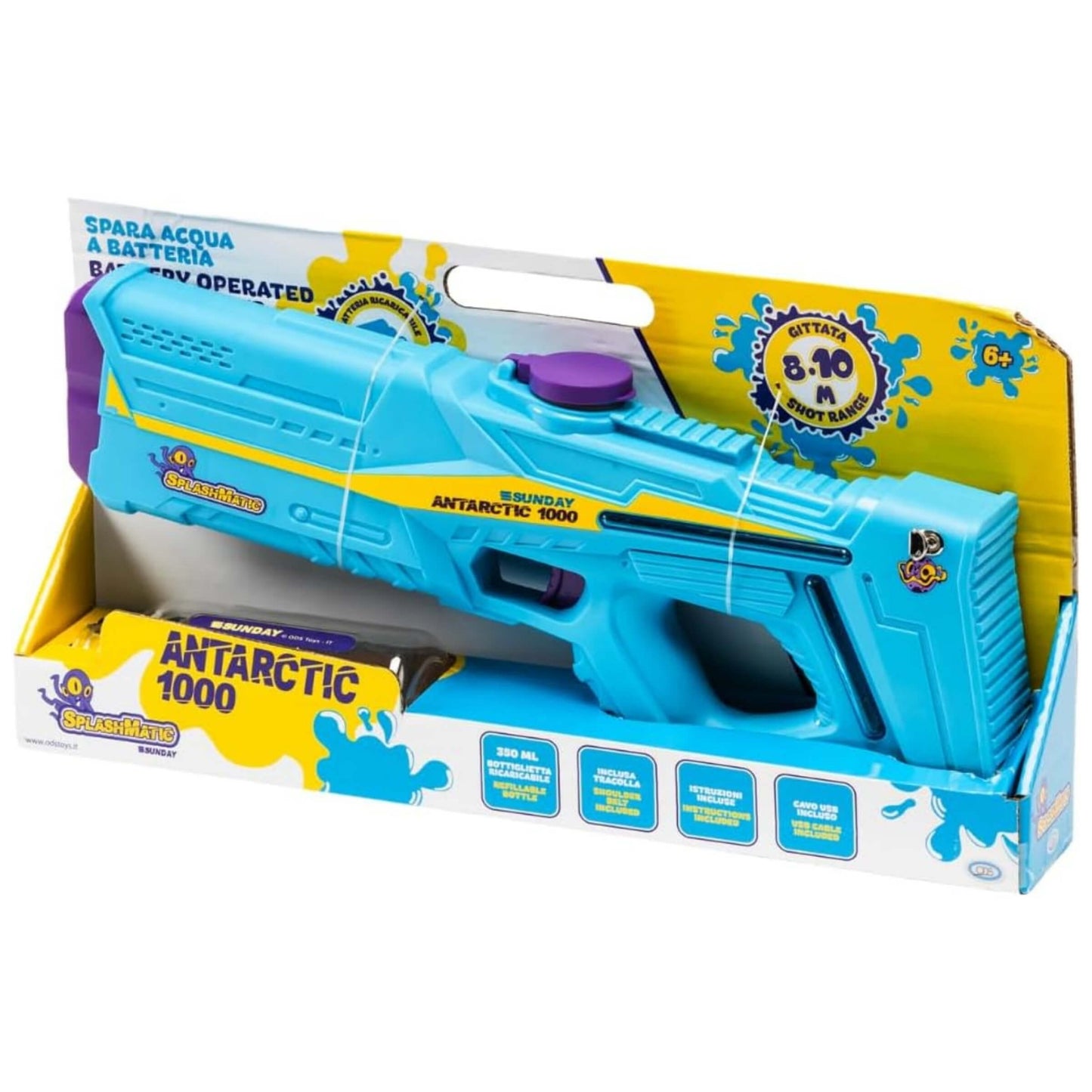 Fucile ad Acqua Splashmatic Arctic 1000 a Batteria