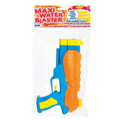 Pistola ad acqua Maxi Water Blaster 24 cm corpo robusto colori vivaci G04205B