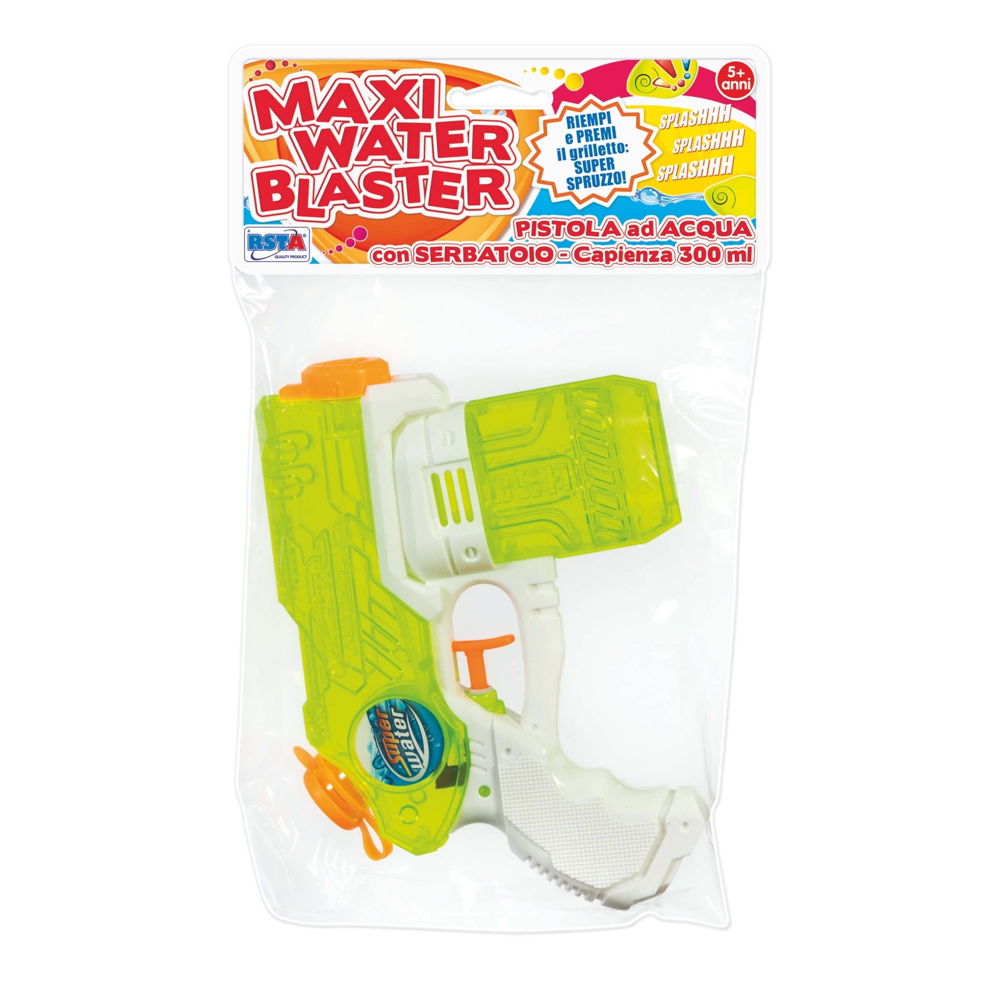 Dettaglio serbatoio Pistola Maxi Blaster a Spruzzo 19cm