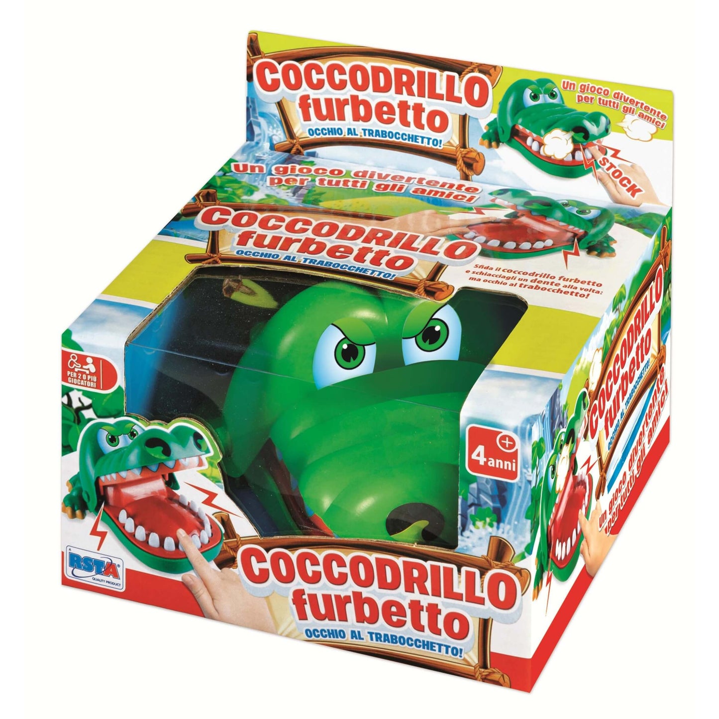 Gioco Coccodrillo Furbetto con meccanismo trabocchetto a sorpresa