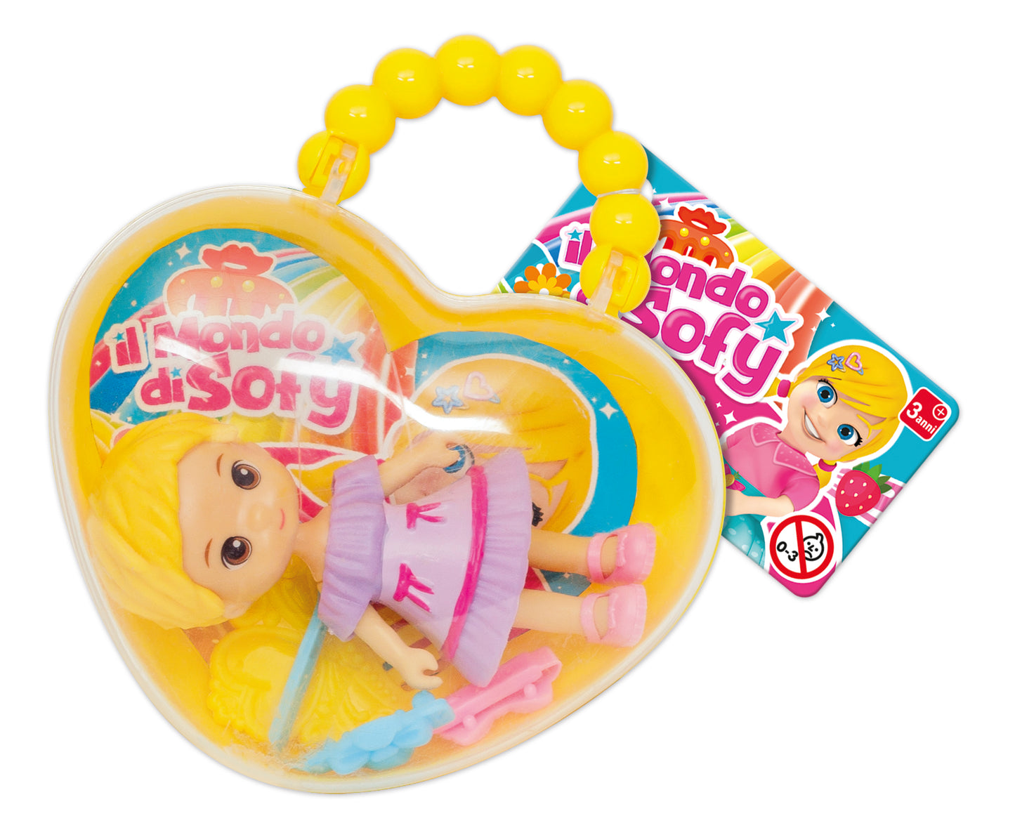 Dettaglio borsetta cuoricino Sofy minidoll 9cm