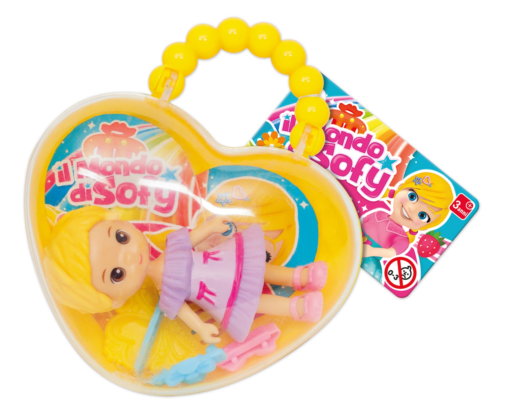 Dettaglio borsetta cuoricino Sofy minidoll 9cm