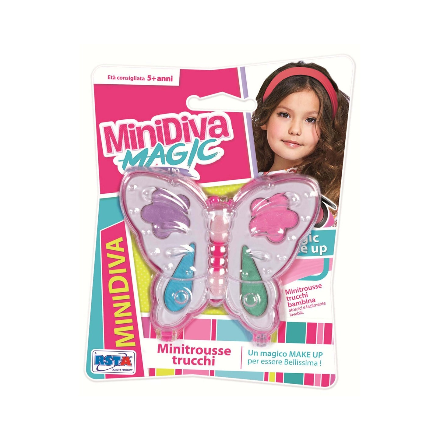 MiniDiva Minitrousse Trucchi per Bambina Make Up Lavabile - 10125