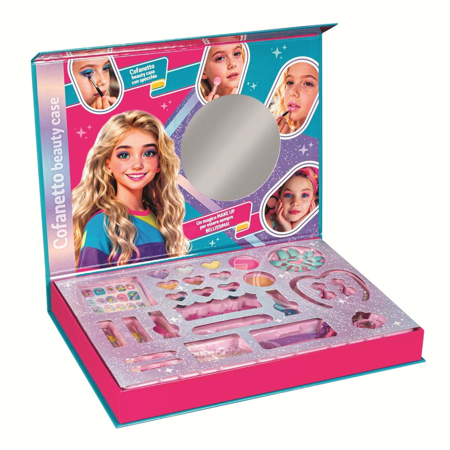 MiniDiva Magic Beauty Case Cosmetici con Specchio - 12356