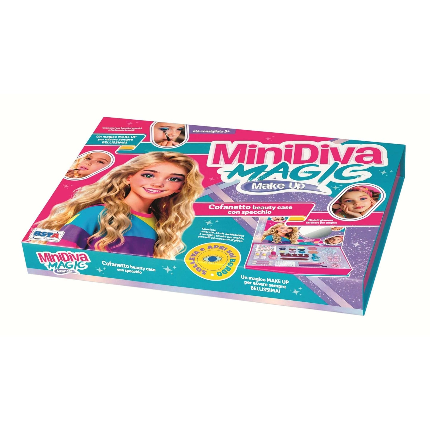 MiniDiva Magic Beauty Case Cosmetici con Specchio - 12356