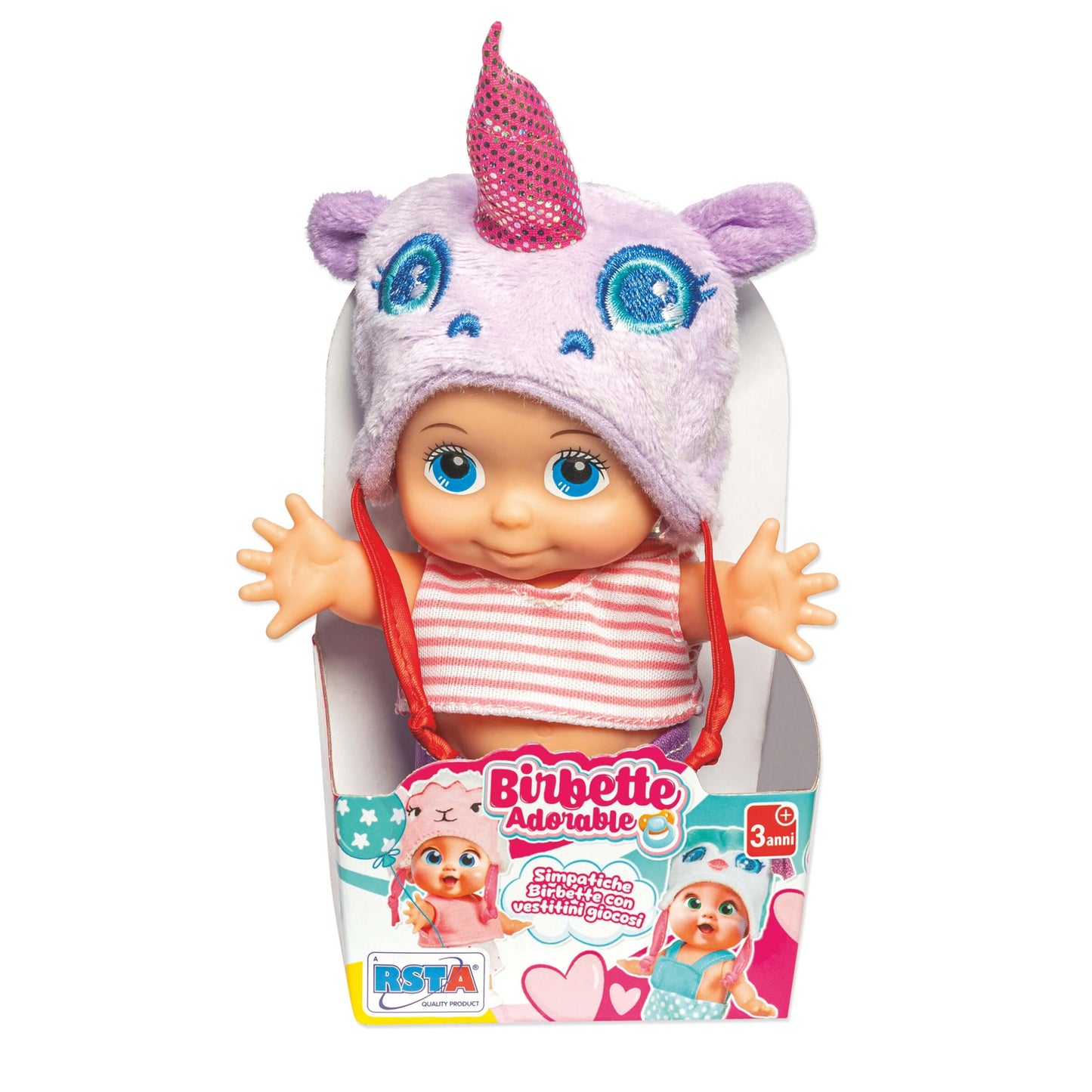 Birbetta Adorabile con Cappello e Vestitino - 12031