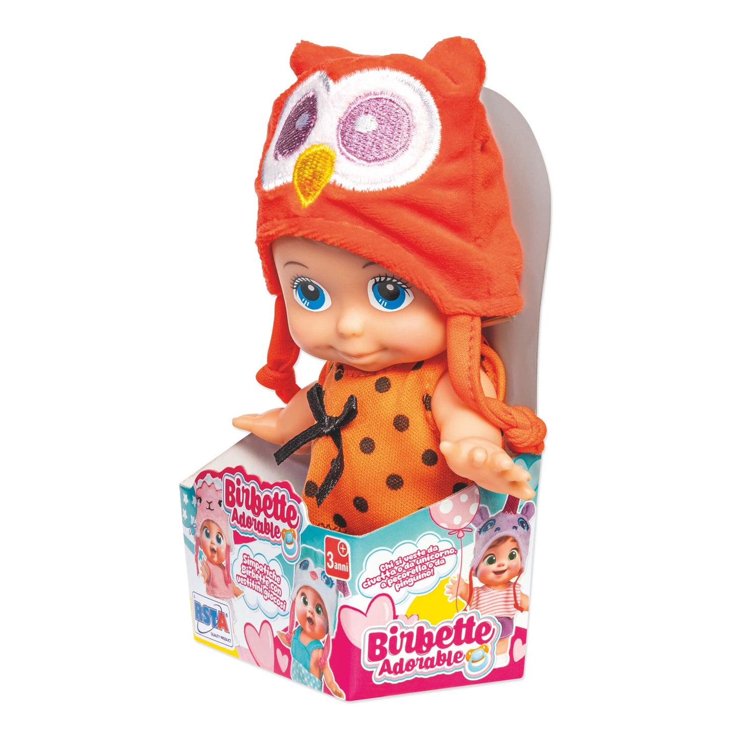 Birbetta Adorabile con Cappello e Vestitino - 12031