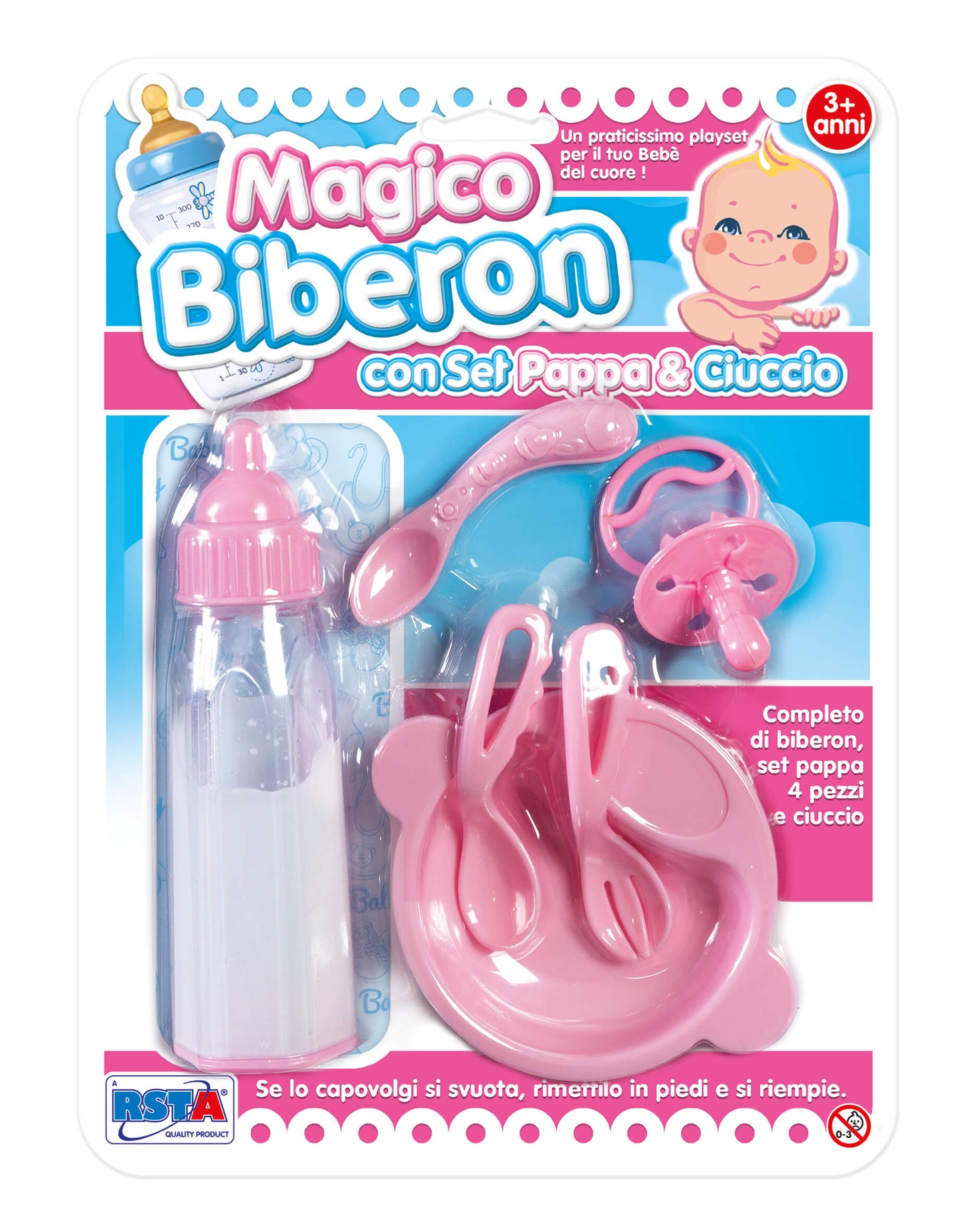 MAGICO BIBERON CON SET PAPPA E CIUCCIO - 10846