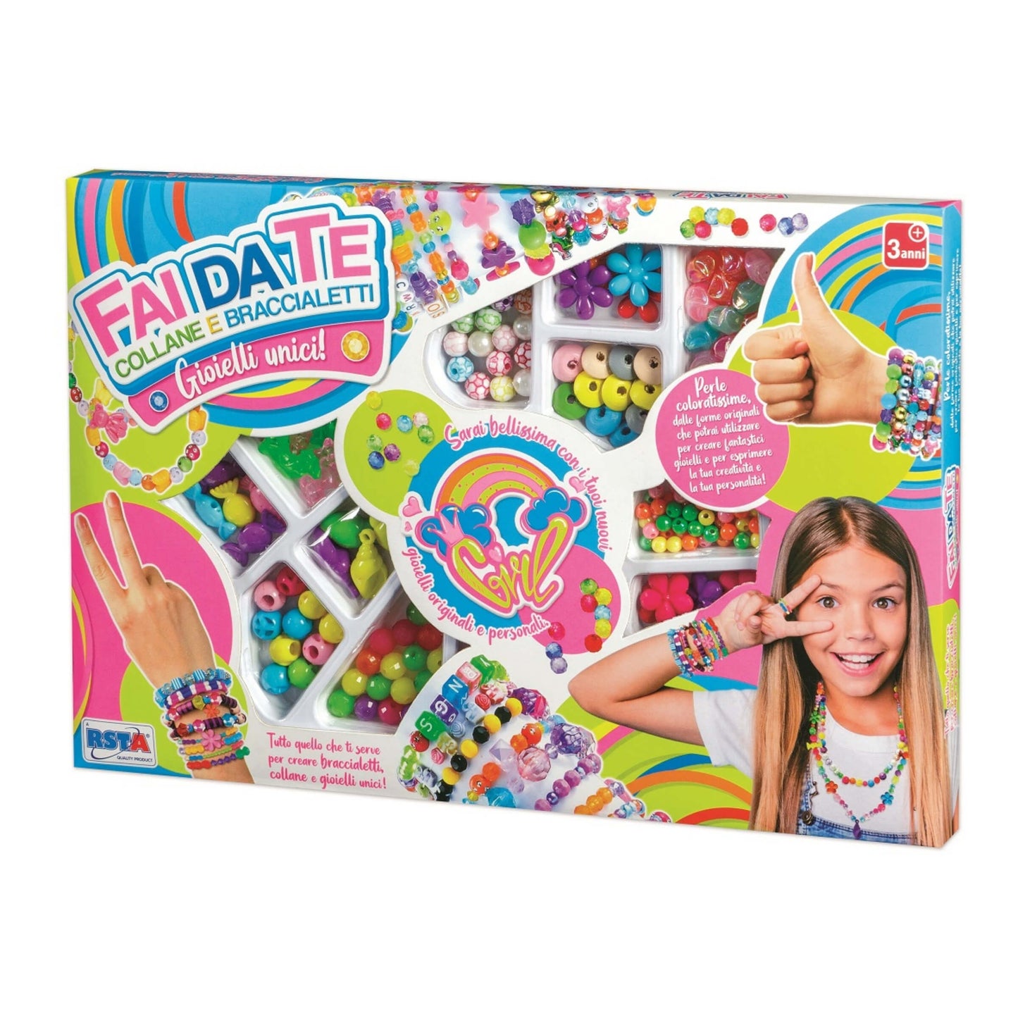 Set Perline Fai da Te Collane e Braccialetti - 11271