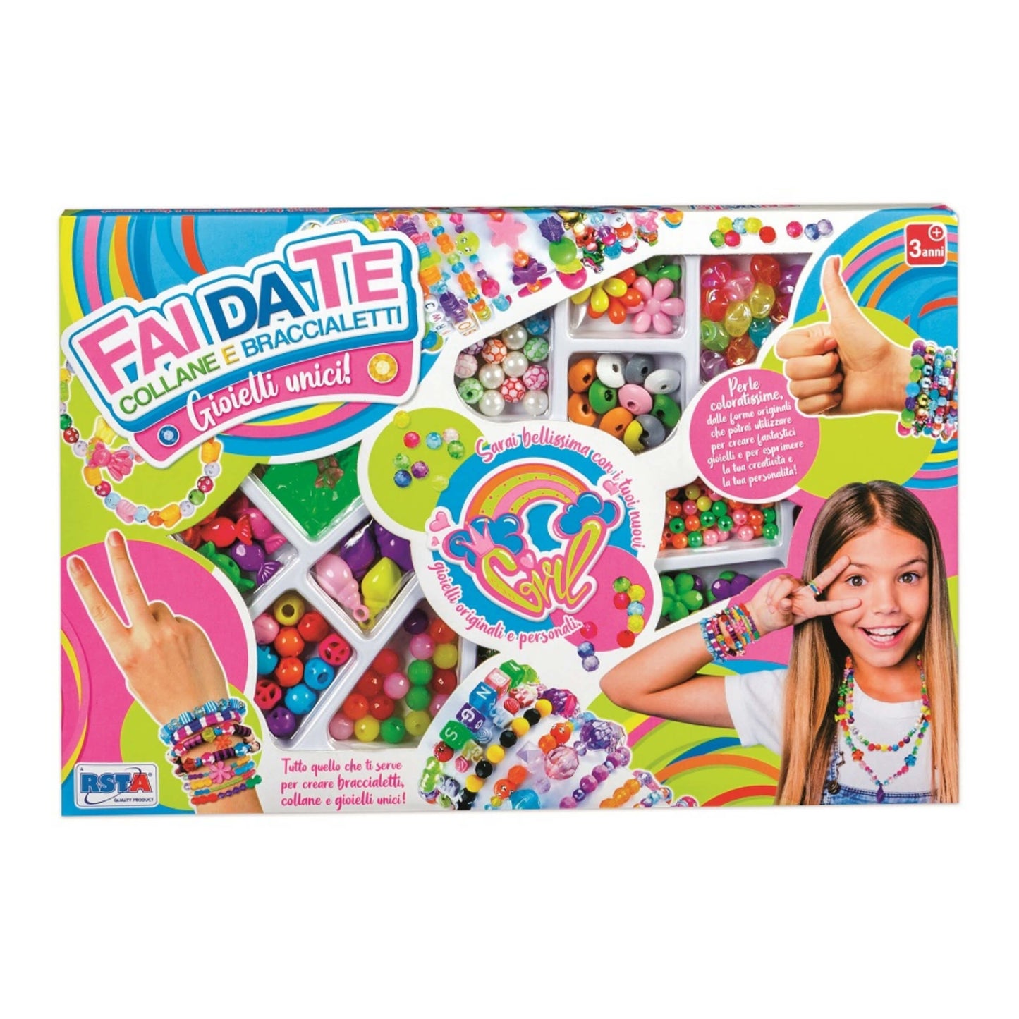 Set Perline Fai da Te Collane e Braccialetti - 11271
