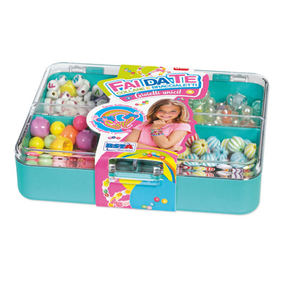 Valigetta Perline Fai da Te Bambina per Collane e Braccialetti - 12038