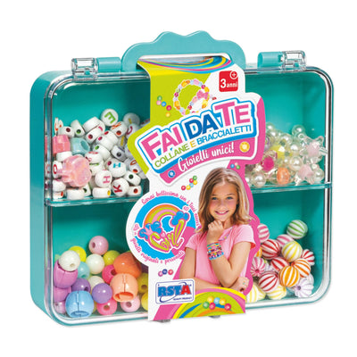 Valigetta Perline Fai da Te Bambina per Collane e Braccialetti - 12038