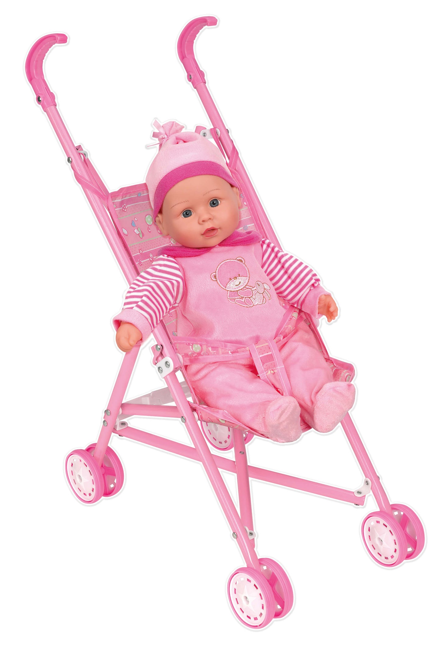 Passeggino Pupo Bello metallo dettaglio struttura