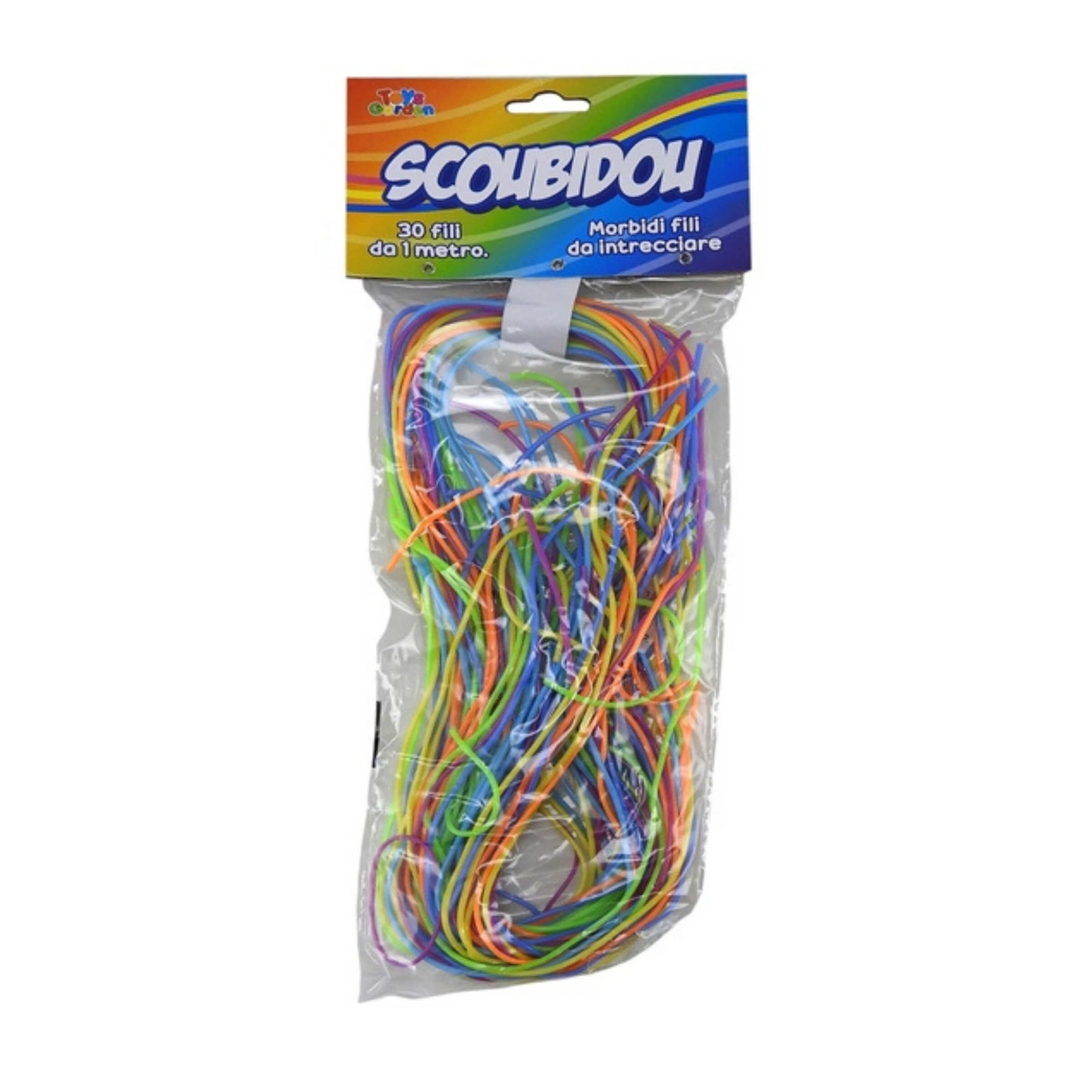Set scoubidou colorati 30 fili da 1 metro colori assortiti per intrecci creativi