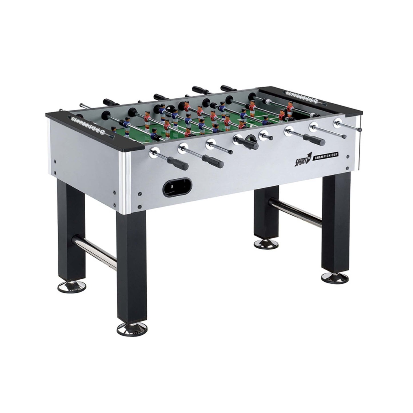Sport One Champion Cup Calcio Balilla da Interno con Aste Passanti e Gambe Regolabili 132 x 72 cm