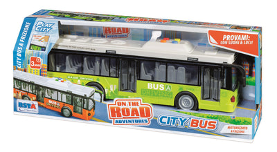CITY BUS A FRIZIONE CON LUCI E SUONI - 28cm - 1:16 - 11662