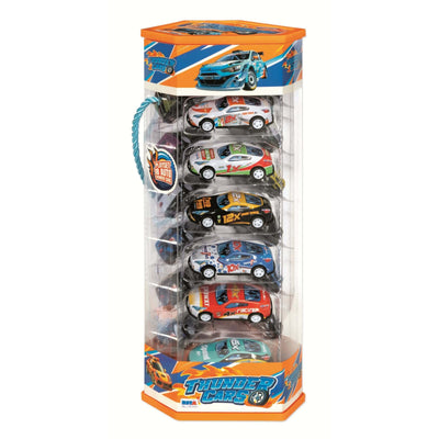 Set Thunder Cars 18 Auto Prisma Trasparente - 12150