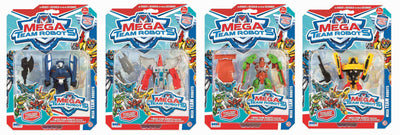 BLISTER MEGA TEAM ROBOTS - 14 cm - 10840