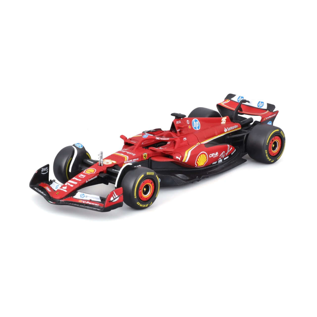 Ferrari SF24 Bburago Scala 1:43 Diecast #16 Charles Leclerc F1 2024 - 18-36844