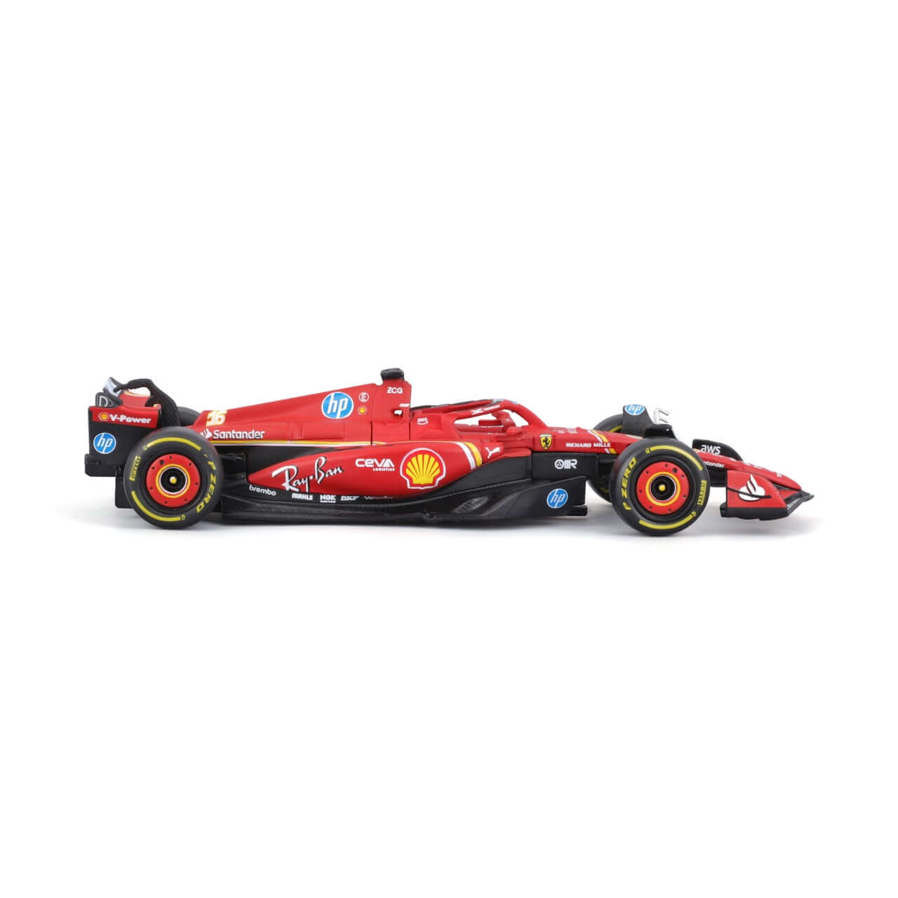 Ferrari SF24 Bburago Scala 1:43 Diecast #16 Charles Leclerc F1 2024 - 18-36844