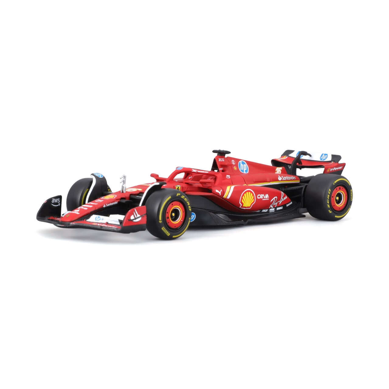 Ferrari SF24 Bburago scala 1:43 diecast Charles Leclerc #16 F1 2024 livrea rossa