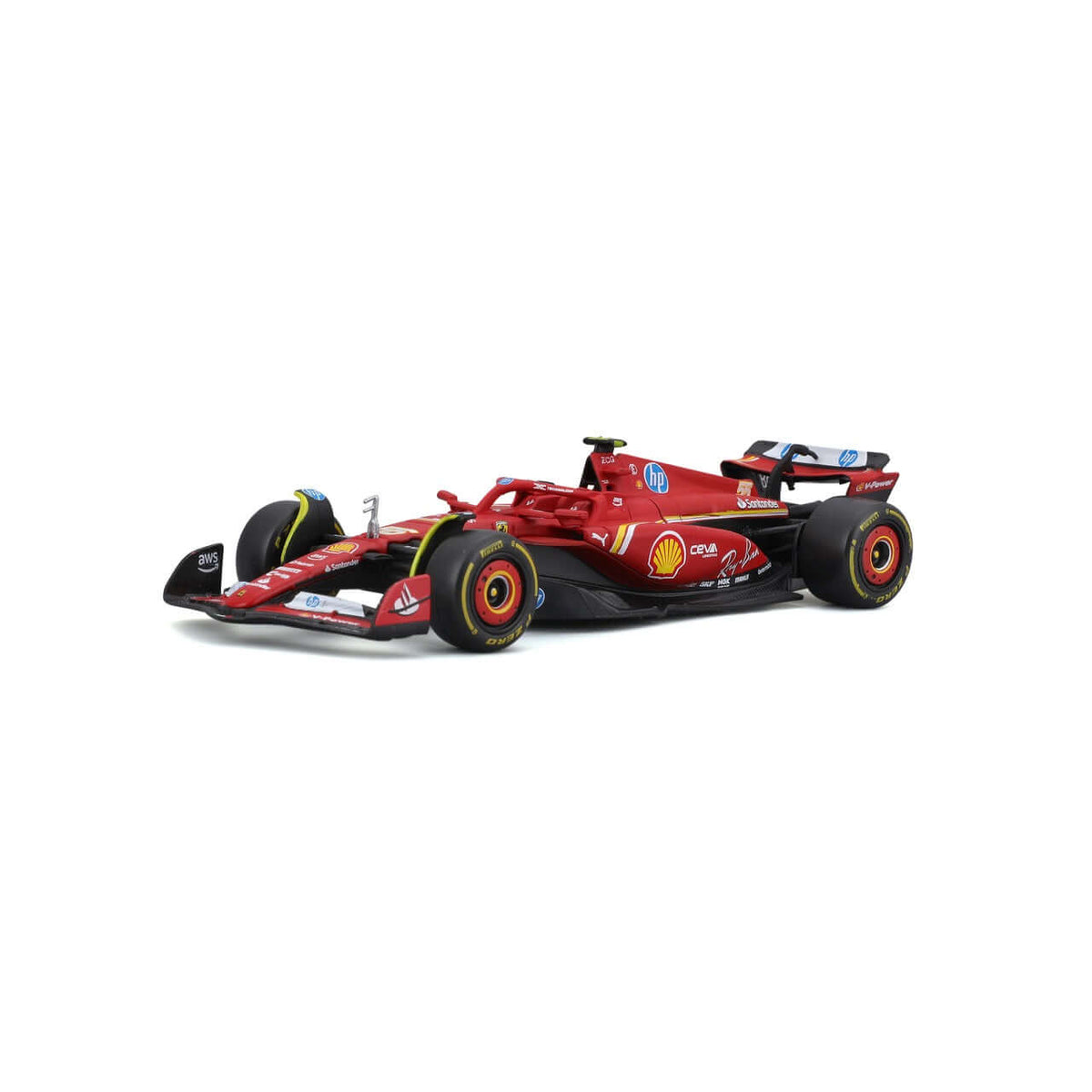 Ferrari SF24 Bburago Scala 1:43 Diecast #55 Charles Sainz F1 2024 - 18-36844