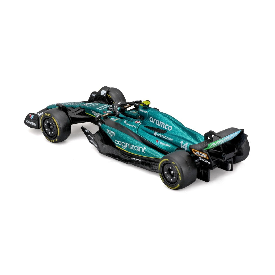 Aston Martin AMR23 Bburago Scala 1:43 Diecast #14 Fernando Alonso F1 2023 - 18-38090