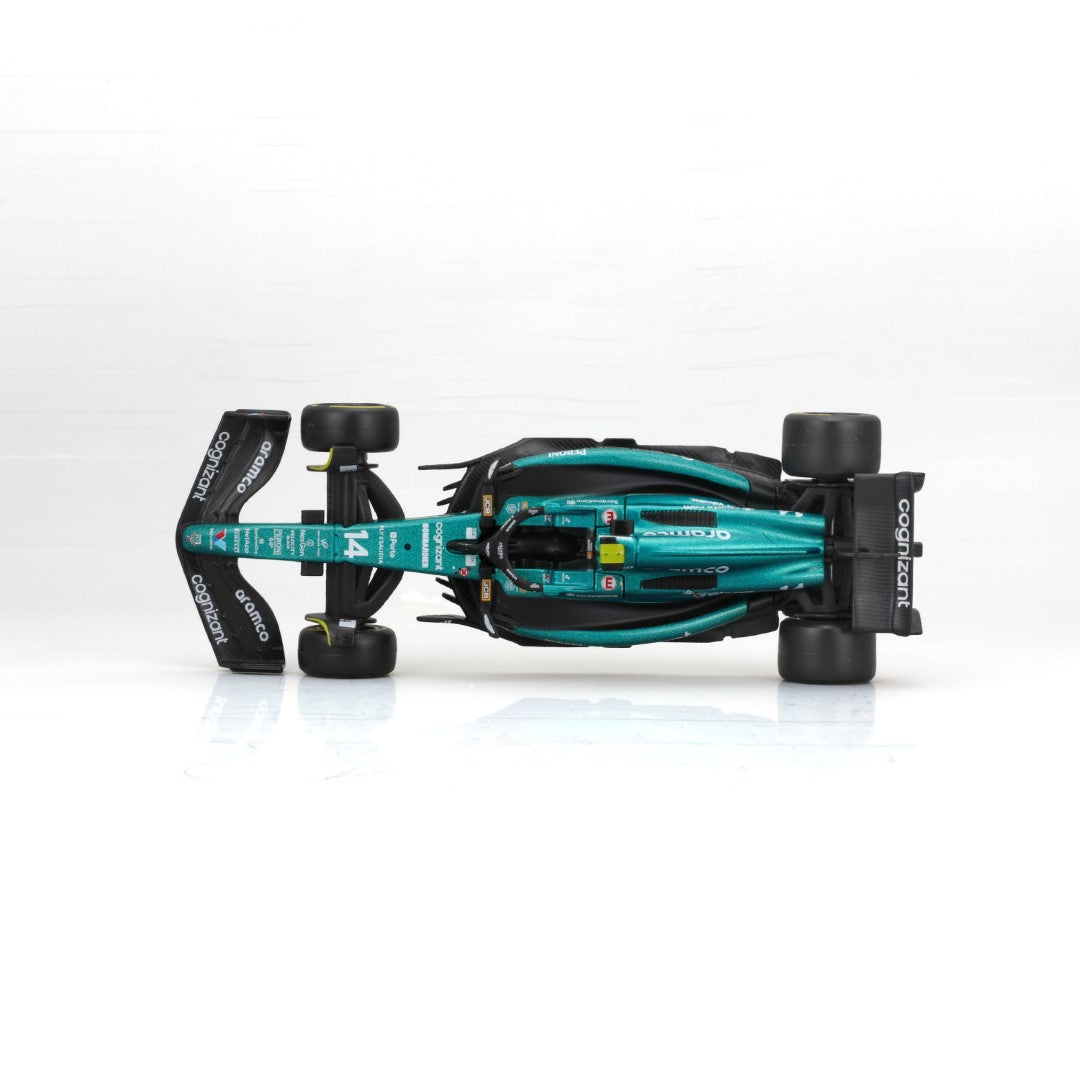 Aston Martin AMR23 Bburago Scala 1:43 Diecast #14 Fernando Alonso F1 2023 - 18-38090