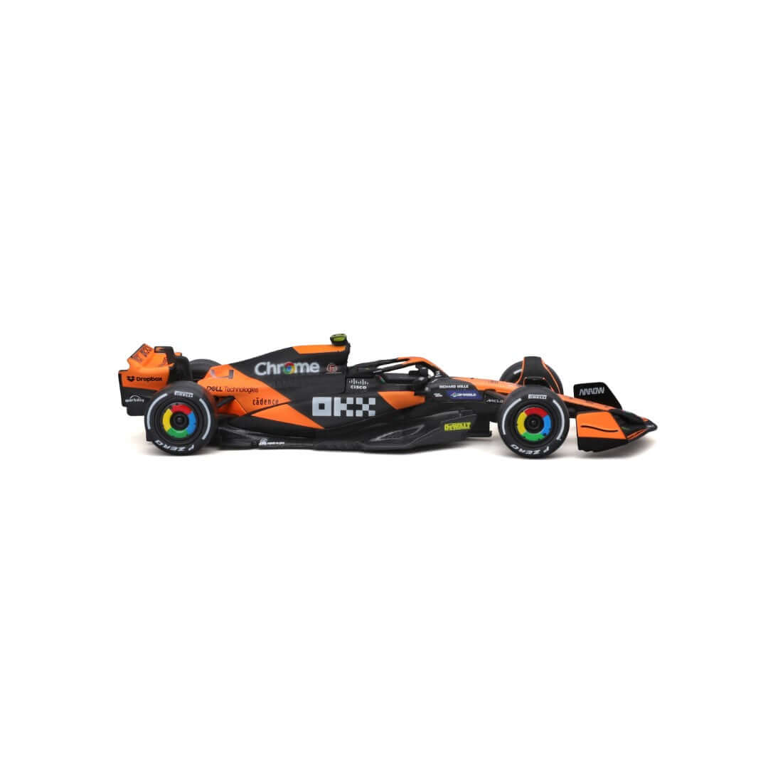 McLaren F1 MCL38 Bburago Scala 1:43 Diecast #4 Lando Norris F1 2024 - 18-38214N