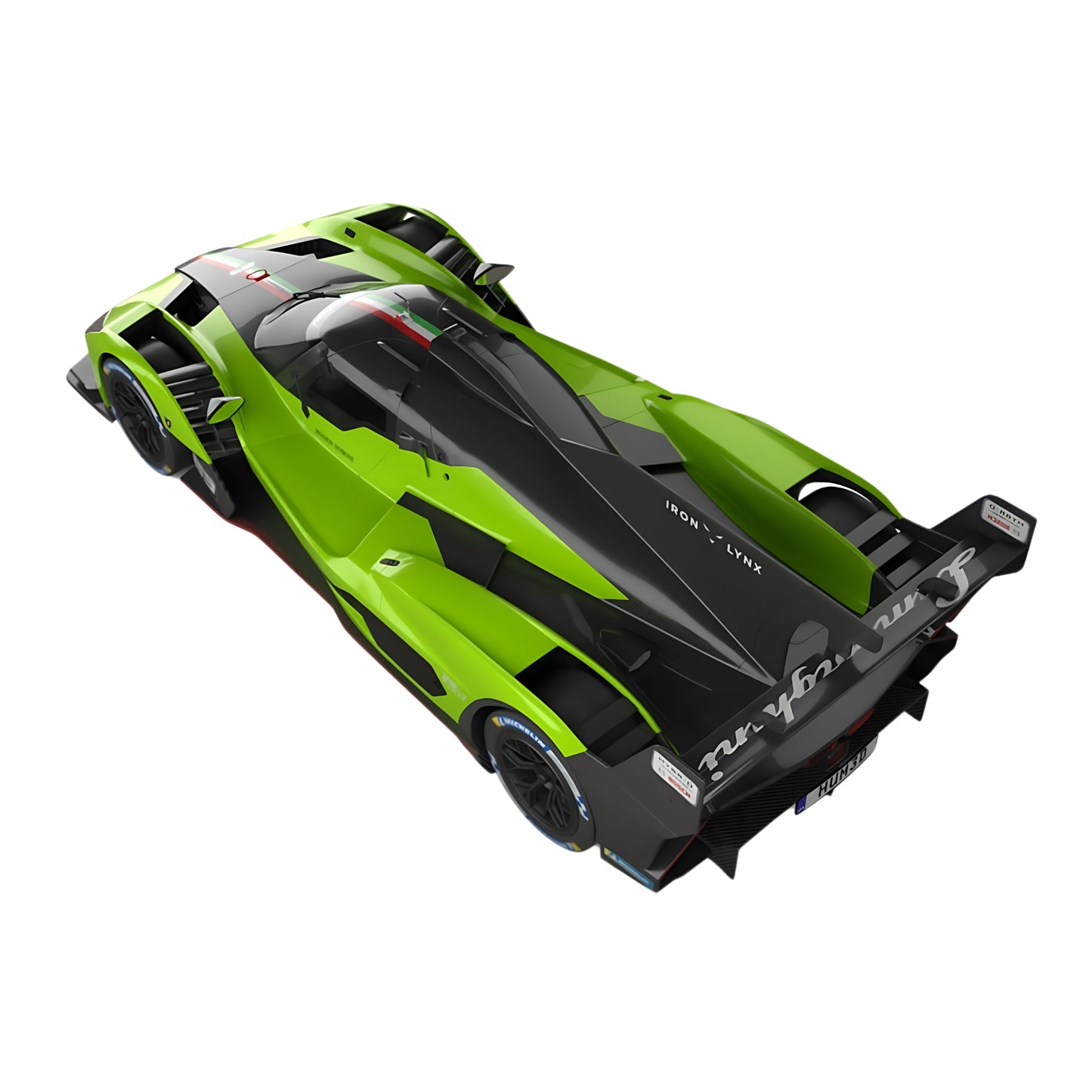 MODELLINO AUTO DIE CAST BBURAGO CDU LAMBORGHINI SC63 - 2023 24H LE MANS 1:43