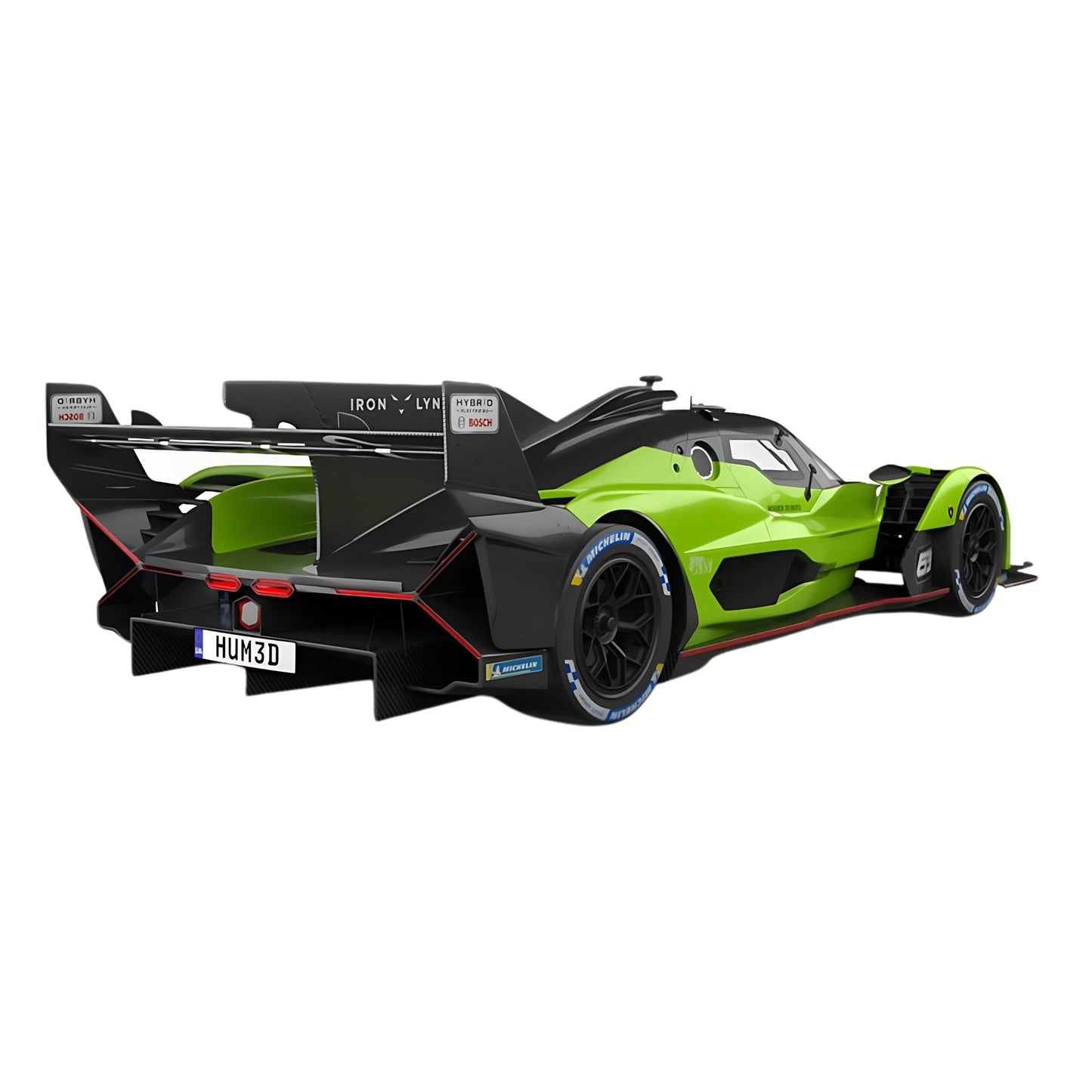MODELLINO AUTO DIE CAST BBURAGO CDU LAMBORGHINI SC63 - 2023 24H LE MANS 1:43